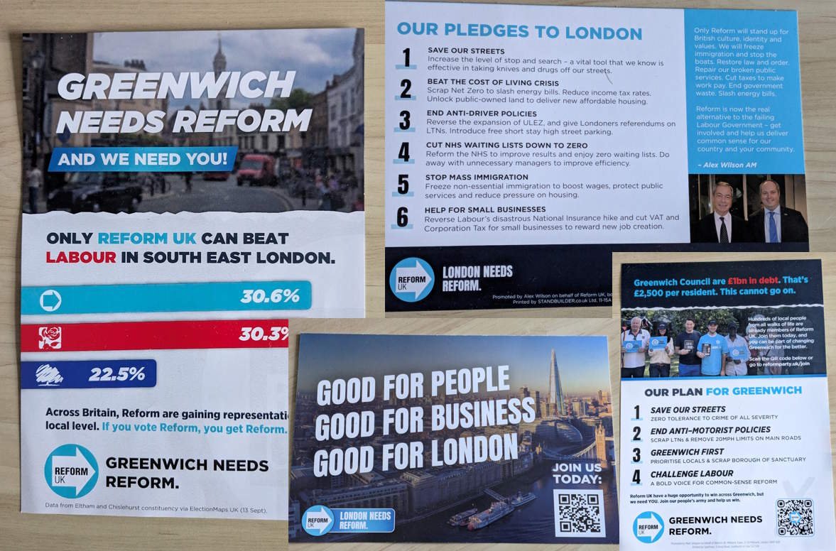 Leaflets from Reform